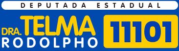 Marca da campanha da Dra Telma Rodolpho